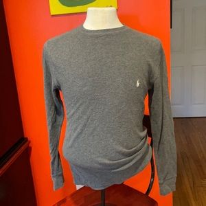 Polo Ralph Lauren Gray Thermal Top Size S